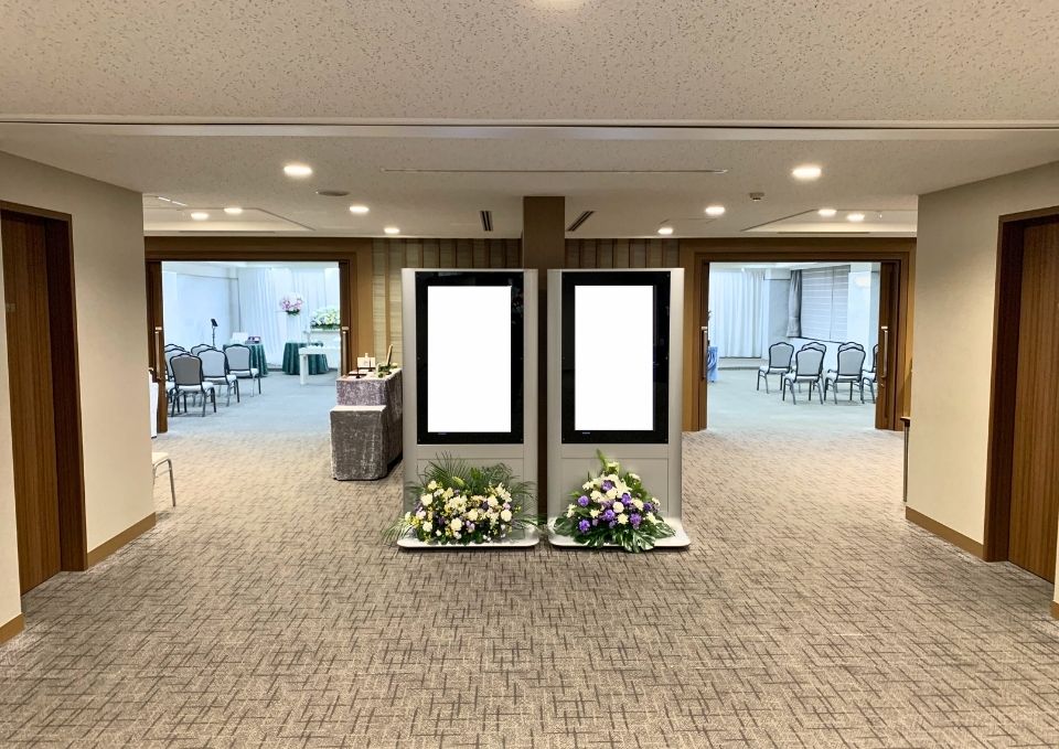 室内の式場・会場の空間